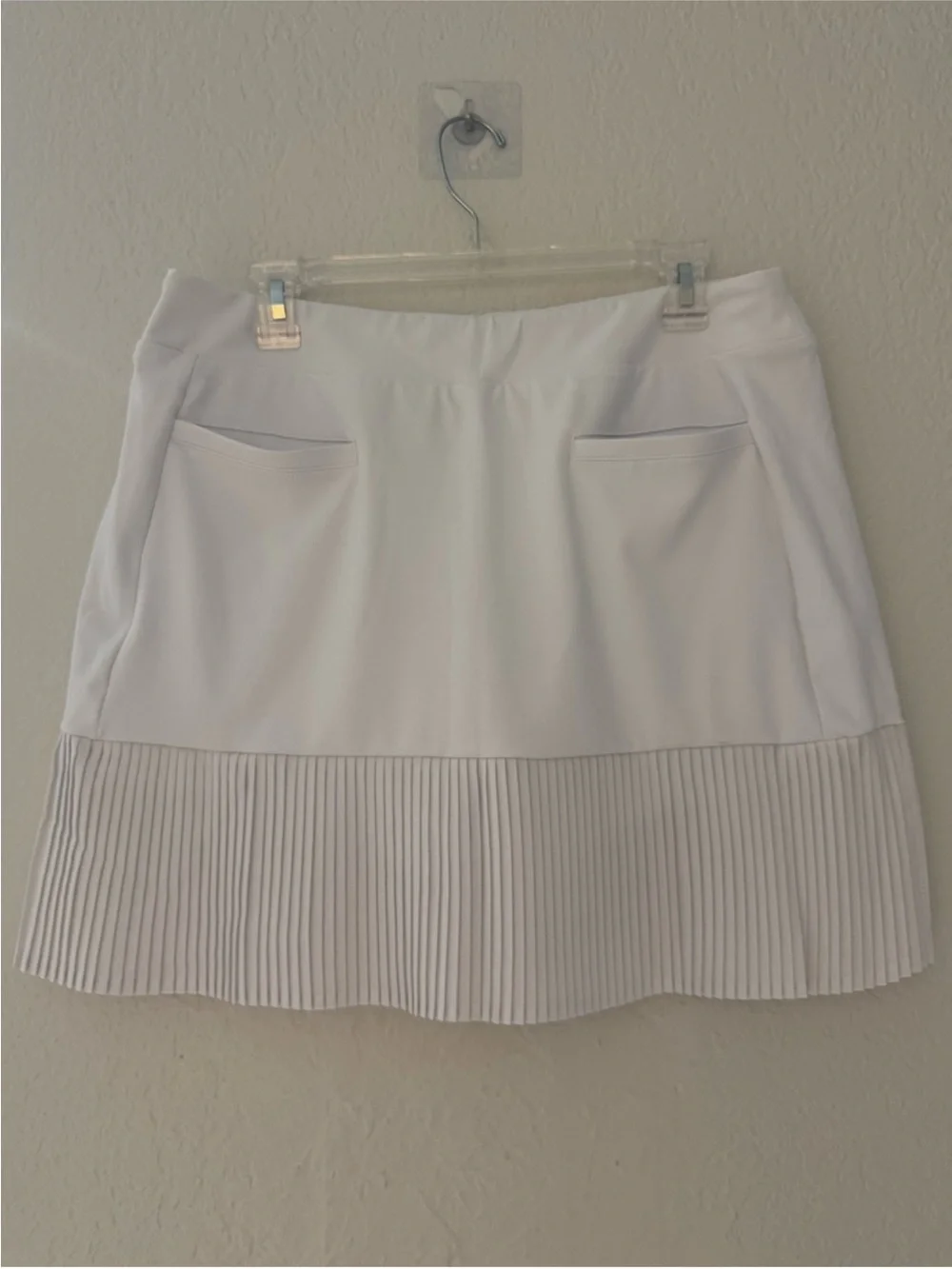 ACEGOLFS 2 Piece Golf Tennis Pickleball Set UPF50+ Pink Top White Skort - Picture 8 of 16